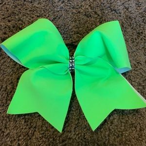 Neon cheer bows